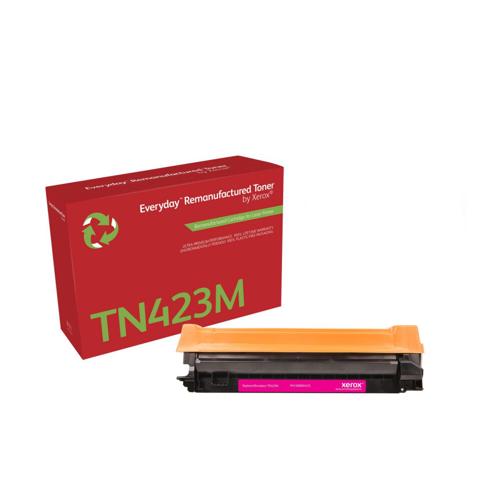 Xerox Everydayâ„ Magenta Remanufactured Toner By Xerox Compatible With Brother Tn423m High Capacity Pink 8595617333525