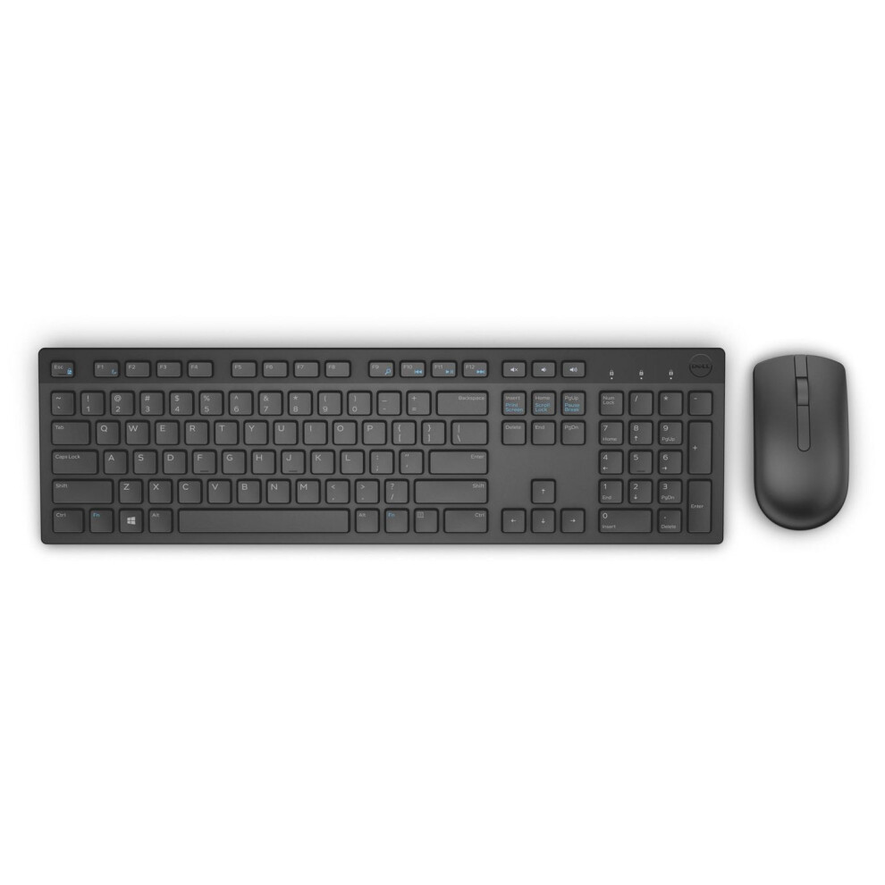 Dell Km636 Keyboard Rf Wireless Qwerty Spanish Black 5704174388159