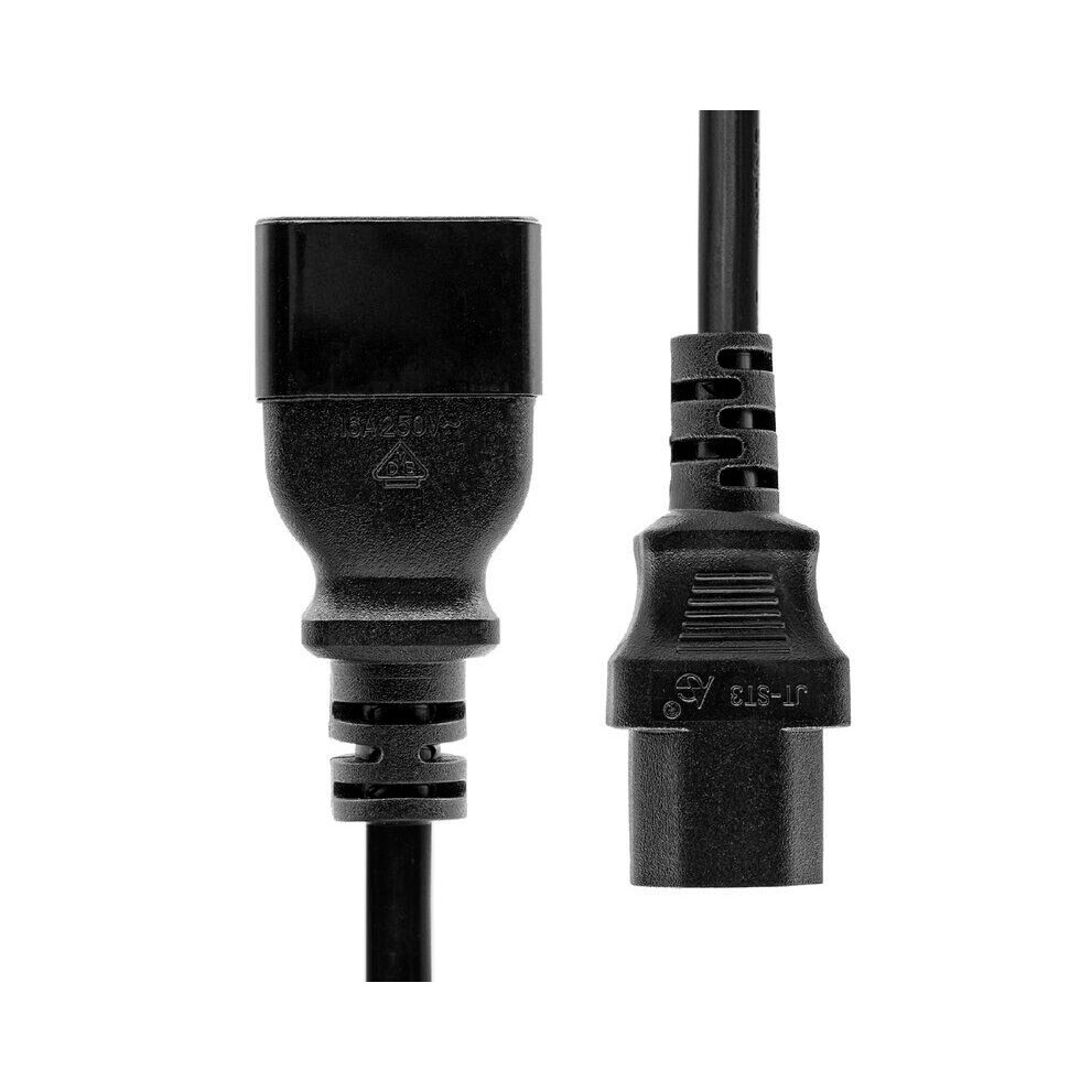 Proxtend Power Extension Cord C13 To C20 0.5M Black 5714590007480