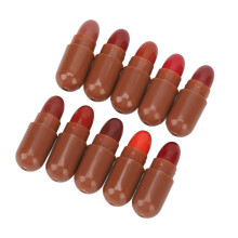 10 Farben Mini-Kapsel-Lippenstift-Set – je 0,5 g