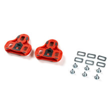Cales de Vélo de Route, Cales de Pédales Réglables à 0 et 9 pour Chaussures de Cyclisme, Cales de Rechange Antidérapantes pour Vélos de Route