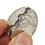 Folding Bitten Half Dollar Coin Magic Prop Close Up Zaubertrick Performance 6