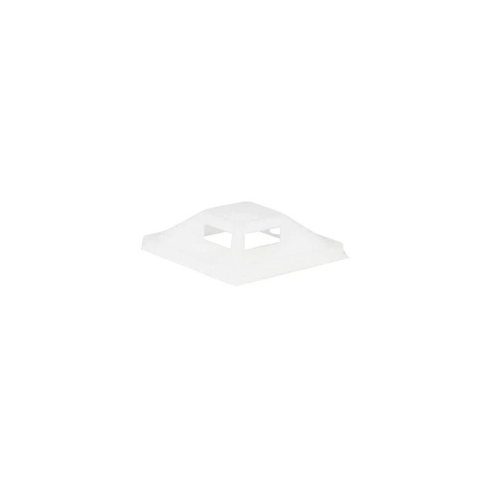 Proxtend Self Adhesive Cable Clips 25Mm X 25Mm White 50Pcs In A Bag 5714590121094