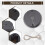 2Pcs Solar Light Replacement Top LED Solar Panel Lantern Lid for Outdoor Hanging Lanterns IP65 Waterproof 4