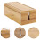 2X Kabel Management Box Holz Kabel Organizer Box (Holz Farbe) 3