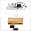 2X Kabel Management Box Holz Kabel Organizer Box (Holz Farbe) 7