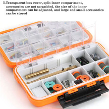 Waterproof Fishing Tackle Box Fishing Tool Storage Box Fish Hook Lure Fake Bait Boxes Carp for Fishing Goods Orange