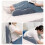 Ergonomic Memory Foam Leg Elevation Pillow for Improved Circulation and Comfort Light Gray 4