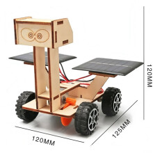 Veicolo di Esplorazione Lunare A Energia Solare, Modello DIY In Legno 3D per Bambini
