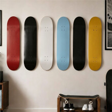 Lot de 10 Supports Muraux pour Skateboards, Support pour Exposer et Ranger les Planches de Skateboard