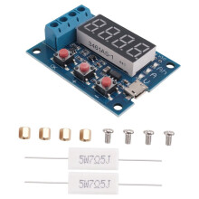 2X ZB2L3 18650 Batterij Tester Externe Belasting Ontlading Type 1.2-12V Batterij 18650 Gelijke Capaciteit Tester Ontladingsmeter