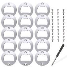 Stainless Steel Bottle Opener Inserts Hardware, Metal Insert Parts Kit for Bottle Opener Resin Casting Moulds,for DIY