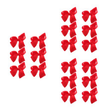 18Stk Kinder Haarclips Rot Mit Niedlichen Schleifen Stoffblumen