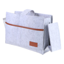 1Stk Betttasche Grau Multifunktionale Hängeaufbewahrung Für Sofa