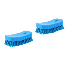 2Stk Nagelpflegebürsten Blau Komfortabel Für Büro Und Reisen