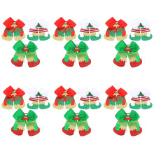 18Stk Christmas Haargummis Mit Schleifen Haarschmuck Für