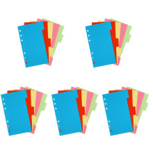 30Sets A6 Trennblätter Mit Tabs, Für 6-Ring Binder