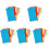 30Sets A6 Trennblätter Mit Tabs, Für 6-Ring Binder 1