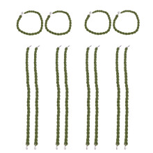 6Stk Elastische Bootsriemen Grün Für Outdoor Camping Zubehör