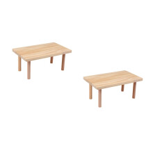 2Stk Hamster Holz Mehrfarbig Kleintier Spielplatz Klettertoy