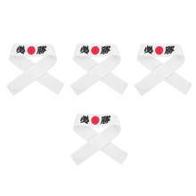 4Stk Vielseitiges Japanisches Stirnband Für Ninja Karate