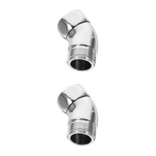 2Stk Flexibler Duschkopf Adapter Kupfer Verlängerung