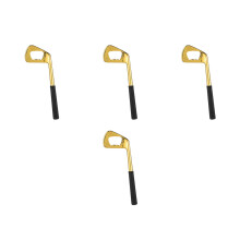 4Stk Goldener Kupfer Flaschenöffner Golf Thema Bartender Tool