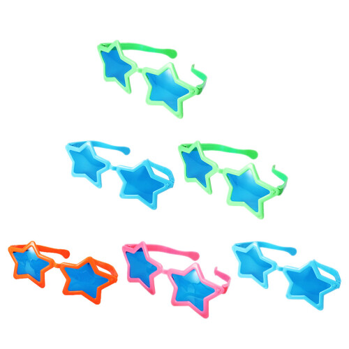 6Stk Kinderbrillen Kunststoff Party Eyewear
