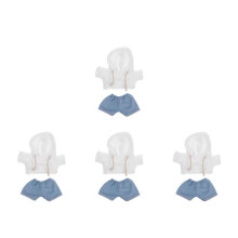 4Sets Modisches Plüschkleidungs-Set Für Kuscheltiere Mit