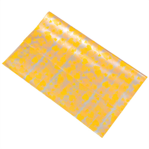 Gelbes PP-Blumenverpackungspapier Für Geschenke Und