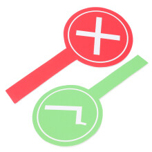 2Stk Spiel-Paddel Aus Mit Doppelseitigem Whiteboard