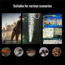 20W Aquarium Air Pump Solar Power Oxygenator for Fish Tank Oxygen Pump USB Charging Pond Water Pump