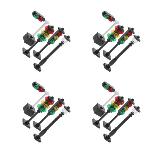 16Stk ABS Set Schwarz Für Vorschulkinder Spiel 2