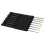 40Pcs Black Knitting Needles Plastic Handle Crochet Hooks for Knit DIY  Loom Tool Weaving Kit Braid 3