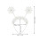 24Stk Eleganter Haarschmuck Fest Haarband 2