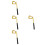4Stk Goldener Kupfer Flaschenöffner Golf Thema Bartender Tool 6