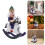 4Stk Blaue Nussknacker Holzfigur Für Weihnachtsbaum & 8