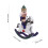 4Stk Blaue Nussknacker Holzfigur Für Weihnachtsbaum & 9