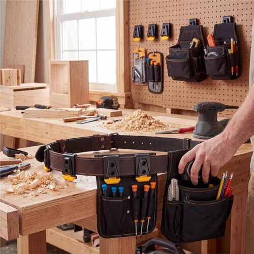 12 Pcs Tool Belt Clips Compatible with Pouches Heavy-Duty Fastener Attachment Tool Belt Clip Replacement 2