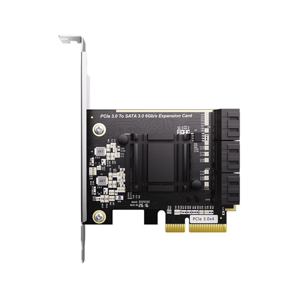 Photos - Other Furniture Pcie to 6Ports 3.0 Controller Card Controller Expansion Card ASM1166 Supports NAS, , and Linux
