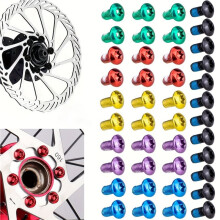 12 Tornillos Torx T25 M5x10mm de Acero Inoxidable para Rotor de Freno de Disco de Bicicleta, Accesorios para Bicicleta de Carretera y Montaña B