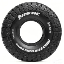 1,9" RC Crawler-Däck, Halkfria Lerdäck, Kraftiga Gummidäck för 1/10 RC Crawler TRX4 TRX6 SCX10 Gen8 RS565