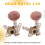 2R2L Metal Ukulele Locking String Tuner Guitar Tuning Peg Machine  com Marrom  Pegs para Ukulele Guitar Part 5