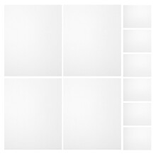 10Stk Bastelschablonen PVC Für Kinder Und 3D Stifte