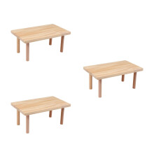 3Stk Holz Hamster Mehrstöckiges Kletterspielzeug Robust Bunt