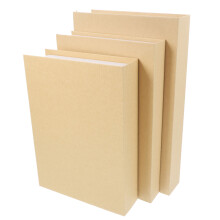 3Stk Realistische Fake Für Regal Und , Papier, Khaki