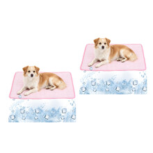 2Stk -Kühlmatte Rosa Für Katzen Katzenbett Faltbar