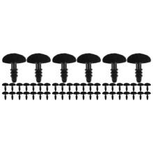 300Stk Kunststoff Set Für Kuscheltiere DIY Bär Schwarz