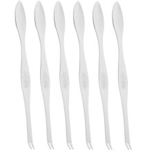 60Stk Schnecken- Und Meeresfrüchte Gabeln Silber-Set