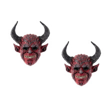 2Stk Teufelsgesichtmaske Für Horror- Maskenbälle